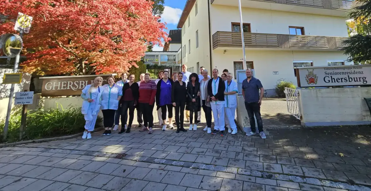 Das Team der Seniorenresidenz Ghersburg